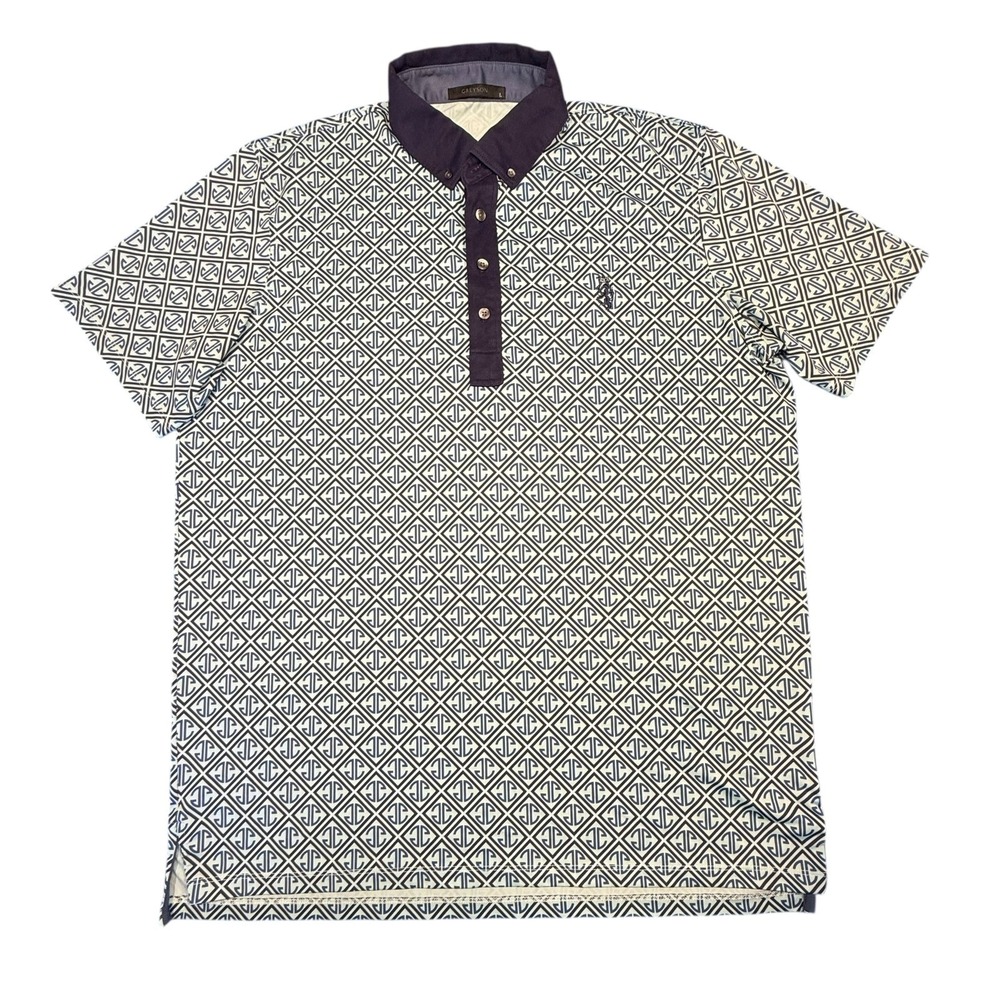 Greyson Golf Polo Shirt with Golden Ocala Golf & Equestrian Club logo Mens Large